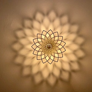 wall lamp, flower of life