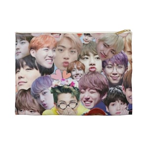 Bolsa de cosméticos con cremallera Bts