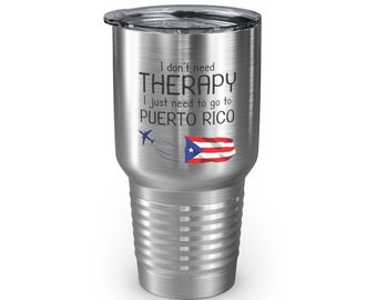 Puerto Rico Gifts, Puerto Rican , Puerto 30oz Ringneck Tumbler