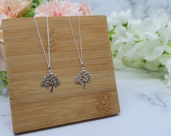 Tree of Life Sterling Silver Pendant Necklace