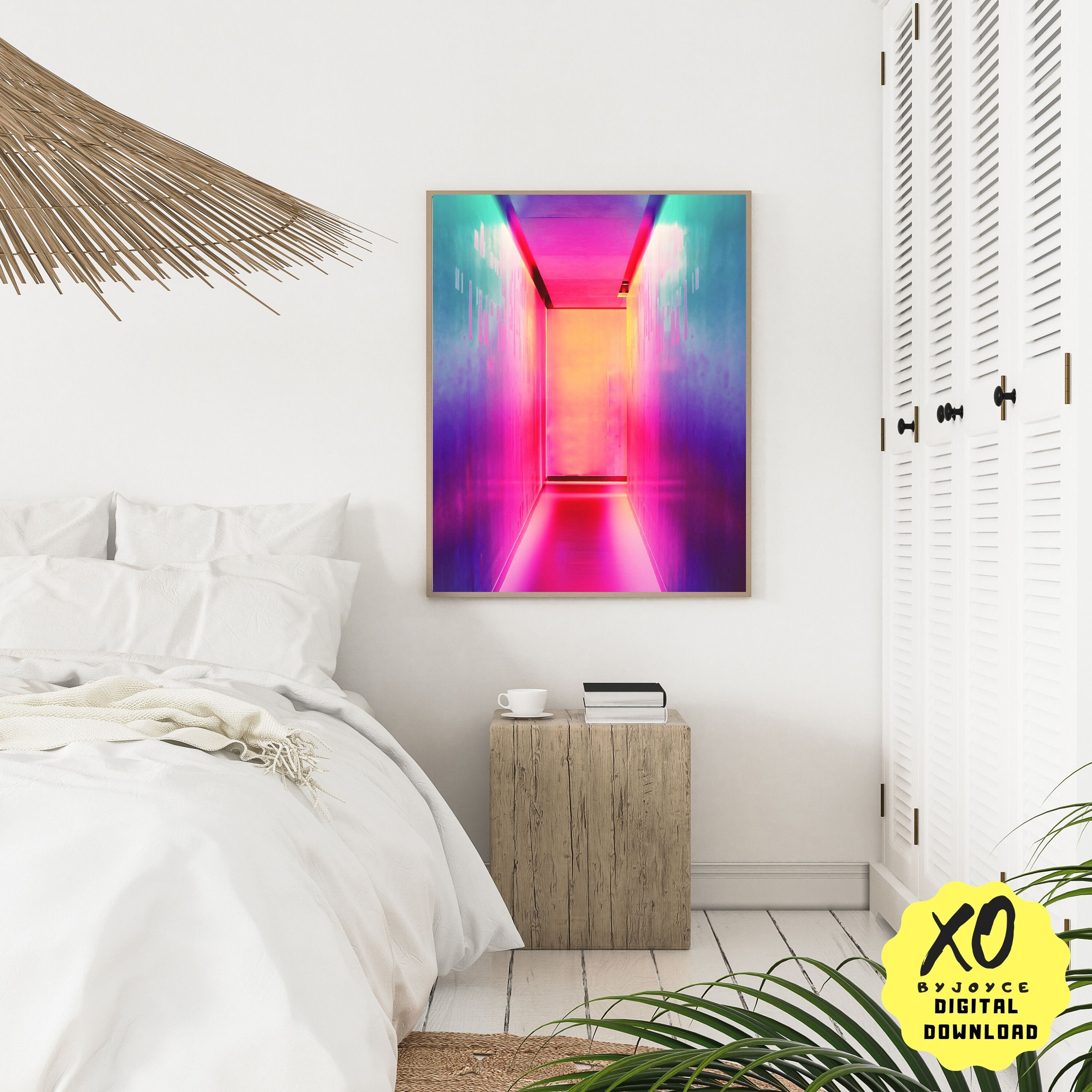 Neon Wall Art Neon Printable Digital Download Instant Art Etsy