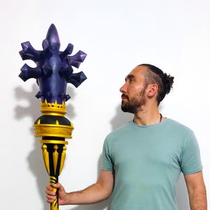 Cosplay prop replica - Custom cosplay staff commission - cosplay props custom order