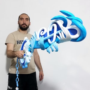 Accesorio de cosplay de llave espada personalizado: réplica artesanal