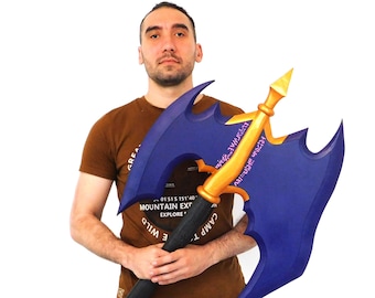 Custom Cosplay Axt Prop Replika - Handgefertigte EVA Foam Axt