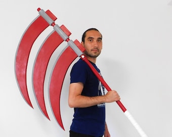 Custom Handmade Cosplay Scythe Prop: Made to Order