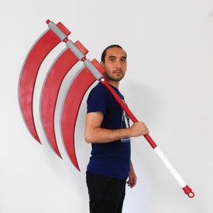 Custom cosplay scythe commission - cosplay props custom order