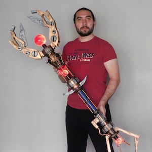 Custom cosplay staff commission - cosplay props custom order