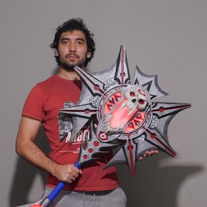 Handmade Maw of the Damned Axe: WoW Cosplay Prop Replica