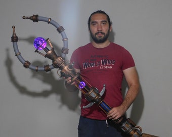 Custom Cosplay Staff Commission: Handmade Prop Replica