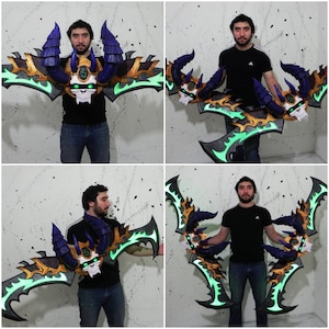 Custom cosplay glaive commission - cosplay props custom order