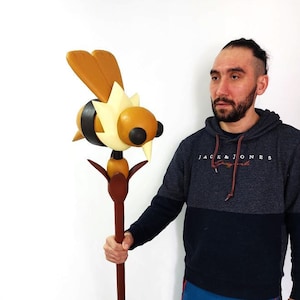 Custom cosplay bee staff commission - cosplay props custom order