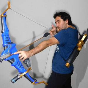 Custom Handmade Cosplay Bow Prop - Made to Order
