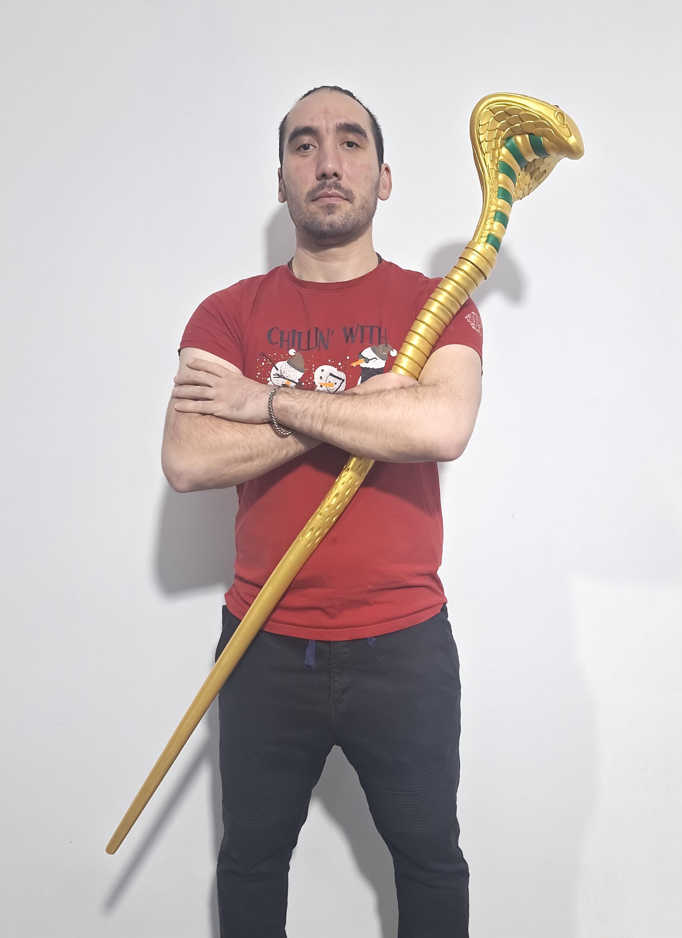 Custom Cobra Staff Prop: Handmade Cosplay Commission