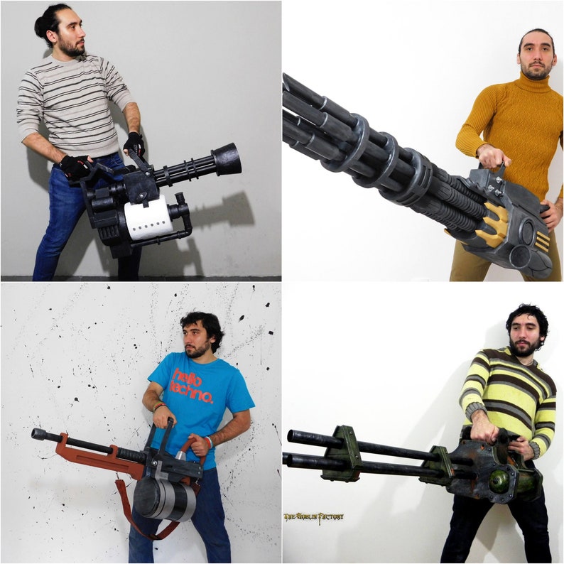 Custom Cosplay Machine Gun Commission Cosplay Props Custom Etsy Australia