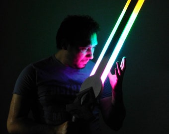 Custom LED Cosplay Sword Commission: Handmade Prop Replica - EVA Foam