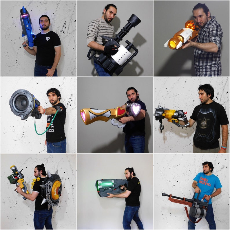 Custom Cosplay Gun Commission Cosplay Props Custom Order Etsy