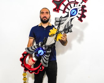 Custom Keyblade Cosplay Prop: Handcrafted Replica