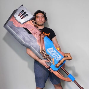 Custom Cosplay Sword Commission - Handcrafted Large Fantasy Blade for Cosplay & Display