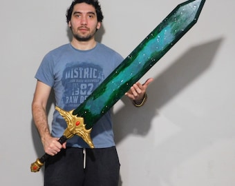 Custom Cosplay Sword Commission - Handcrafted Fantasy Blade for Cosplay & Display