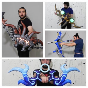 Custom cosplay bow commission - cosplay props custom order