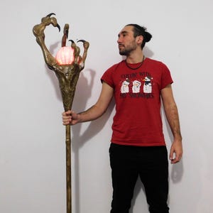 Custom cosplay staff commission - cosplay props custom order