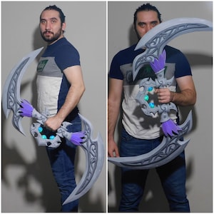 Custom cosplay glaive commission - cosplay props custom order