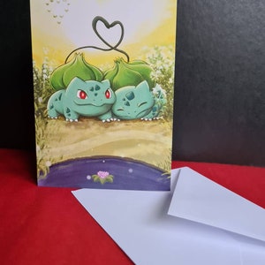 Carte de voeux Bulbizarre