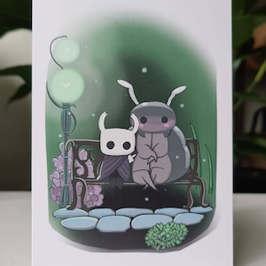 Hollow Knight-wenskaart en bundel