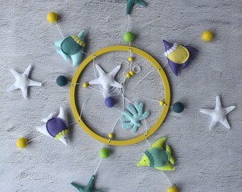 Nautische Fische Mobile Etsy