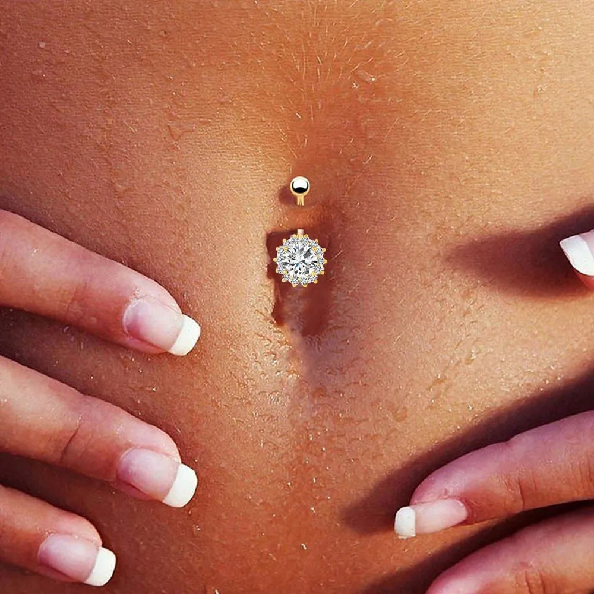 Dallas cowboys belly button rings deals