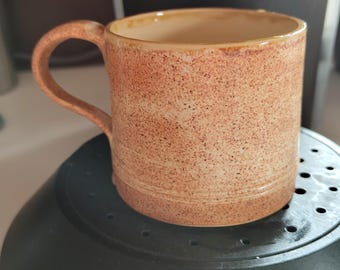 Handmade ceramic mug, approx. 280g, pod machine