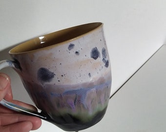 Tea cup large mug very large XL ceramic handmade mug approx. 520 ml
