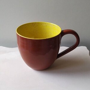 Muttertag Tasse Becher Keramik ca 350 ml , handgetöpfert und handglasiert Bild 3