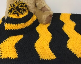 Steelers Baby Hat - Etsy