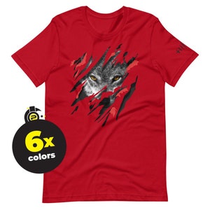 HWLR Inner Wolf - Red Rising Unisex T-Shirt