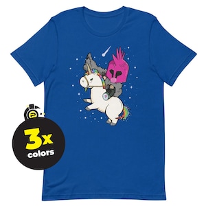 Ares and the Sunblood Unicorn - Red Rising Unisex T-Shirt