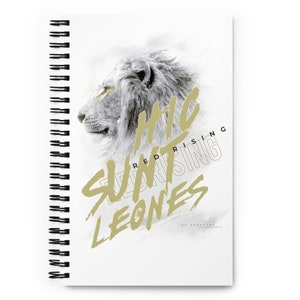 Hic Sunt Leones Spiral notebook