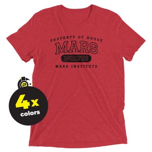 Property of House Mars Mars Institute - Red Rising Unisex T-Shirt