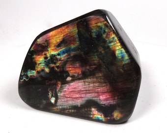Gold Blue & Purple Flash Labradorite All Surfaces Polished