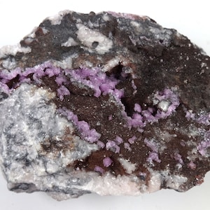 Cobaltoan Calcite on Matrix
