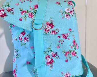 Women’s handmade backpack purse