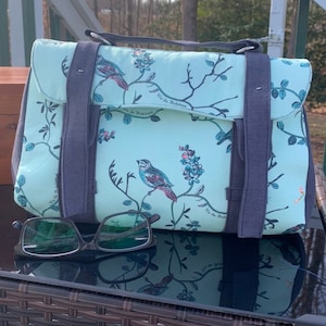 Messenger bag - handbag - purse - crossbody strap - top handle. Carter bag - swoon patterns