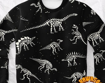 Personalize Dinosaur Fossil Sweatshirt-Personalize Dinosaur Sweatshirt-Paleontology Sweatshirt-Paleontologist Sweatshirt