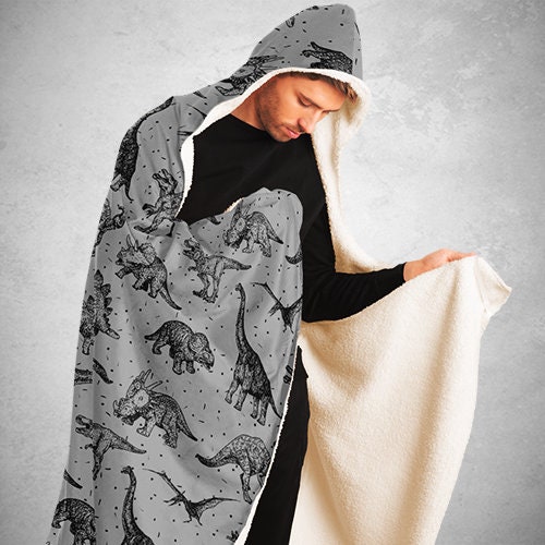 Personalize Dinosaur Hooded BlanketPersonalize Dinosaur Etsy