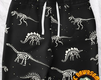 Personalize Dinosaur Fossil Sweatpants-Personalize Dinosaur Sweatpants-Paleontology Sweatpants-Paleontologist Sweatpants