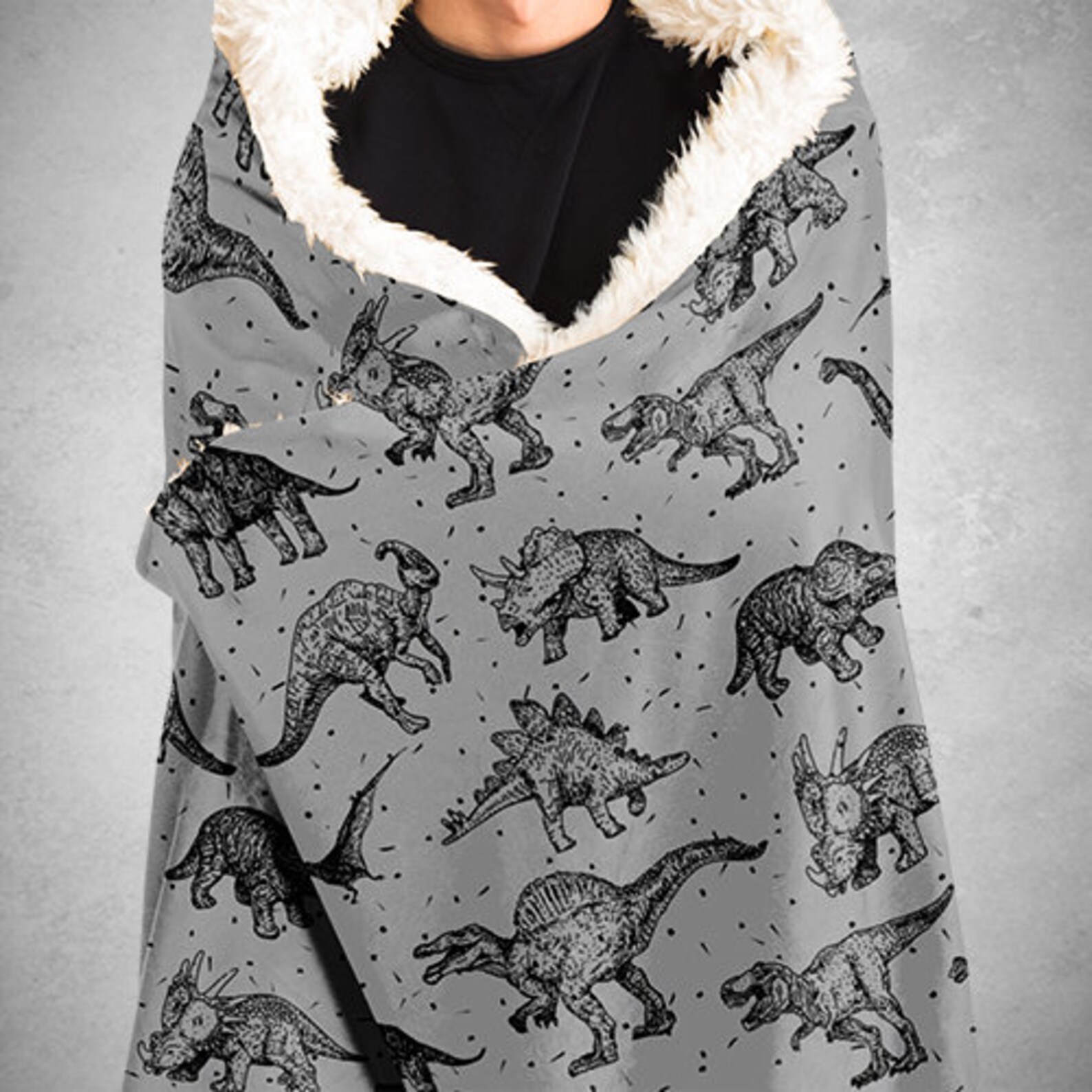 Personalize Dinosaur Hooded BlanketPersonalize Dinosaur Etsy