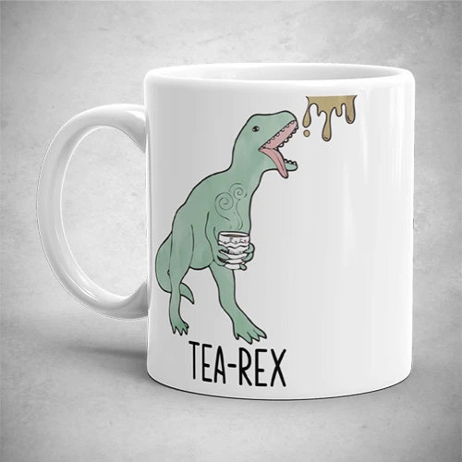 Tea Rex Mugt Rex Mugdinosaur Mugpaleontology Etsy