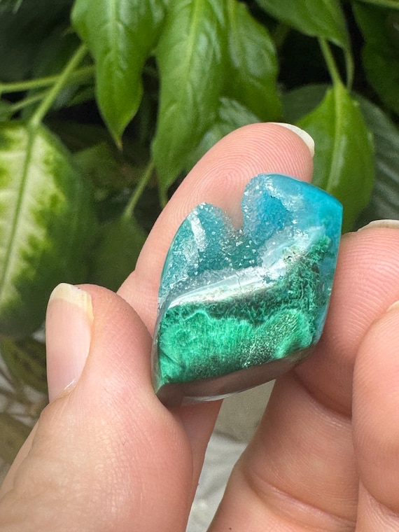Vibrant Gem Silica With Druzy~Inspiration Mine, Arizona~Nature Made Goods~Ledford’s Minerals