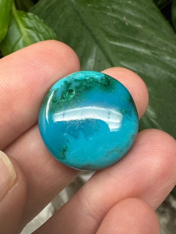 High Quality Gem Silica Round Cabochon~Inspiration Mine, Arizona~Nature Made Goods~Ledford’s Minerals