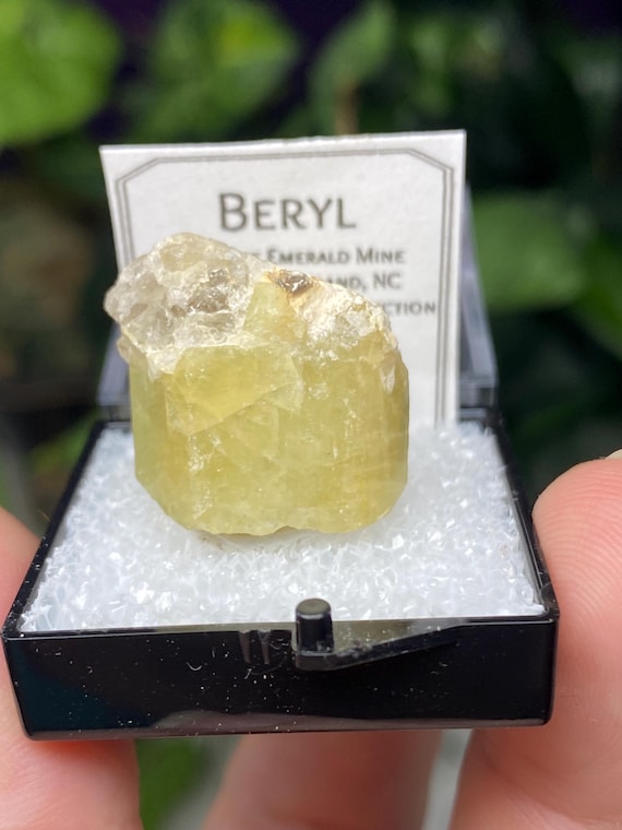 North Carolina Crabtree Emerald Mine Beryl Thumbnail Ex Thomas Luther Collection